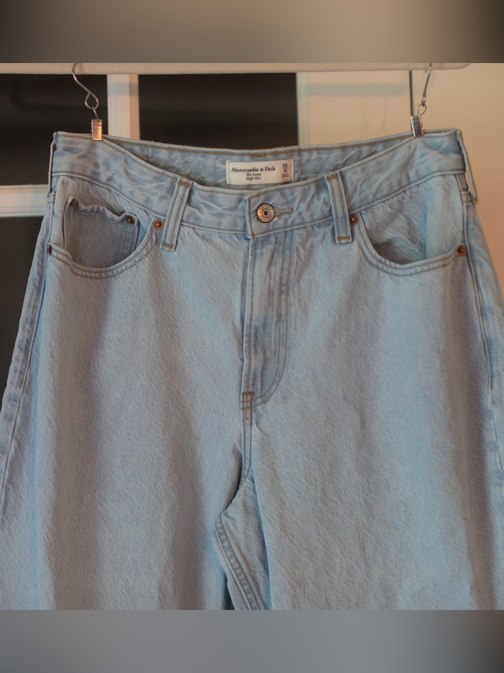 Curve Love Abercrombie & Fitch The Loose High Rise Jean, Women’s Size 28 (6R) - Picture 4 of 9